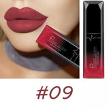 PUDAIER Waterproof Nude Matte Velvet Glossy Lip Gloss Lipstick Lip Balm Sexy Red Lip Tint 21 Colors Women Fashion Makeup Gift