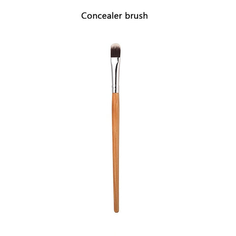 1PCS Professional Makeup brushes Bamboo Handle Powder Concealer Liquid Foundation Makeup Tools Beauty Cosmetics  Brusher