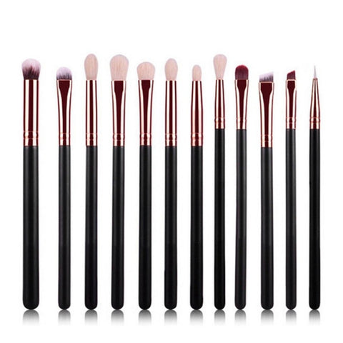 12 Pieces/Sets Pro Beauty Makeup Brushes Sets Foundation Powder Eyeshadow Eyeliner lips Blush tools Pincel Maquiagem