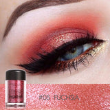 FOCALLURE 18 Colors Glitter Eye Shadow Cosmetic Makeup Diamond Lips Loose Makeup Eyes Pigment Powder