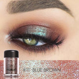 FOCALLURE 18 Colors Glitter Eye Shadow Cosmetic Makeup Diamond Lips Loose Makeup Eyes Pigment Powder