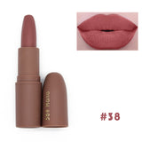 Brand New Makeup Red Lips Matte Velvet Lipstick Pencil Cosmetic Long Lasting Lip Gloss Tint Pigment Make Up Nude Brown Color