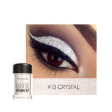 2017 New Glitter Crystal Eyeshadow Loose Powder Makeup Waterproof Shimmer Eyes Pigments Easy To Wear Brand Focallure Eyeshadow