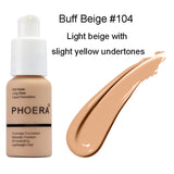 PHOERA Mineral Touch Whitening Concealer Facial Base Cream Brighten Moisturizer Face Liquid Foundation Makeup Primer TSLM1