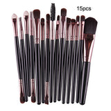 7/10/15pcs/kits Professional Nylon Makeup Brushes Set Cosmetics Foundation Brush Tools For Face Powder Eye Shadow Eyeliner Lip