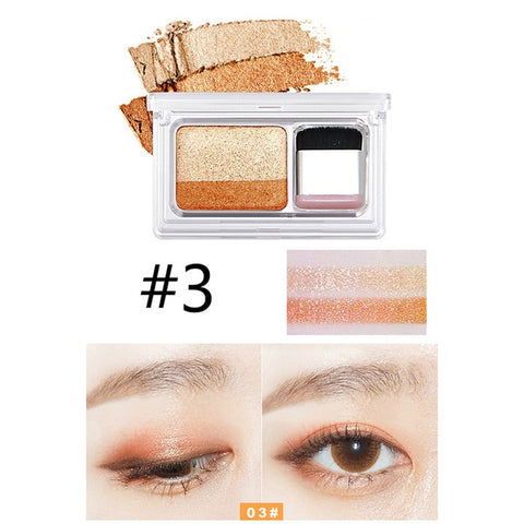 NOVO 2018 new lazy eyeshadow Korean style cosmetics Matte shimmer Eye Shadow Stamp naked palette with brush Nude makeup set