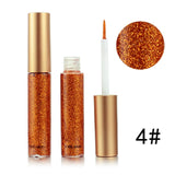 HANDAIYAN Brand 1 Pcs Glitter Liquid Eyeliner Pen 10 Colors Metallic Shine Eye Shadow & Liner Combination Pencil Eyes Makeup