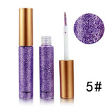 HANDAIYAN Brand 1 Pcs Glitter Liquid Eyeliner Pen 10 Colors Metallic Shine Eye Shadow & Liner Combination Pencil Eyes Makeup