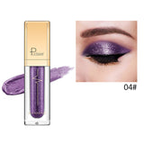 Pudaier 18 Colors Shine Smoky Eyeshadow Waterproof Dimond Glitter Liquid Eyeshadow Women's Cosmetic Eyeshadow Eyeliner