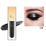 Pudaier 18 Colors Shine Smoky Eyeshadow Waterproof Dimond Glitter Liquid Eyeshadow Women's Cosmetic Eyeshadow Eyeliner