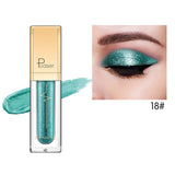 Pudaier 18 Colors Shine Smoky Eyeshadow Waterproof Dimond Glitter Liquid Eyeshadow Women's Cosmetic Eyeshadow Eyeliner