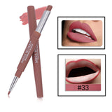 8 Color Double-end Lip Makeup Lipstick Pencil Waterproof Long Lasting Tint Sexy Red Lip Stick Beauty Matte Liner Pen Lipstick