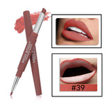 8 Color Double-end Lip Makeup Lipstick Pencil Waterproof Long Lasting Tint Sexy Red Lip Stick Beauty Matte Liner Pen Lipstick