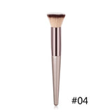 1PC Large Foundation Makeup Brushes Coffee Handle Very Soft Hair Blush Powder Make Up Brush Face Beauty Cosmetic Tools #273608