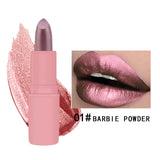 MK Waterproof Long Lasting Metallic Matte Lipstick 12 Colors Lips Makeup Cosmetics Shimmer Velvety Lipgloss Matte Lipstick Batom