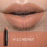 FOCALLURE Matte Lipstick 19 Colors Waterproof Long-lasting Easy to Wear Maquiagem Profesional Lipstick Nude Lips