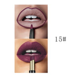 Pudaier Brand Matte Lipstick Wateproof Double Ended Long Lasting Lipstick Cosmetics Nude Red Lips liner Pencil