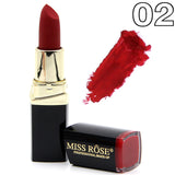 2018 New Matte Lipstick Lot Cosmetic Waterproof Long Lasting Pigment Velvet Miss Rose Brand Sexy Lip Matte Nude Lipstick Kits