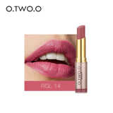 O.TWO.O Brand Makeup Lipstick Matte Organizer Popular 20 Colors Long Lasting Waterproof Nude Lipstick Matte Lip Cosmetics