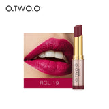 O.TWO.O Brand Makeup Lipstick Matte Organizer Popular 20 Colors Long Lasting Waterproof Nude Lipstick Matte Lip Cosmetics