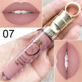 New!!Make Up Lips Matte Liquid Lipstick Waterproof Long Lasting Sexy Pigment Nude Glitter Style Lip Gloss Beauty Red Lip Tint