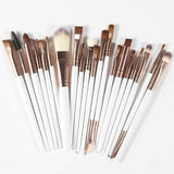 ROSALIND 20Pcs Professional Makeup Brushes Set Powder Foundation Eyeshadow Make Up Brushes Cosmetics Soft Synthetic Hair