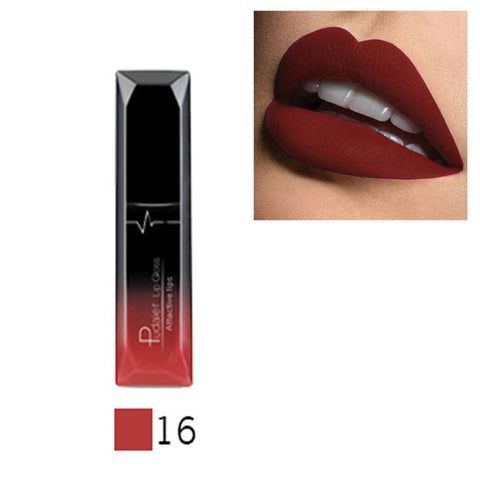 21 Color Liquid Lipstick Waterproof Mate Red Lip Long Lasting Makeup Metallic Gloss Make Up Nude Lip Stick Matte Lipstick