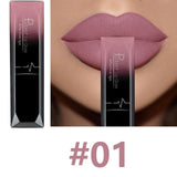 Waterproof Nude Lipstick Long Lasting Liquid Matte Lipstick Kit Lip Gloss Cosmetics Women Fashion Lip Makeup Gift Batom