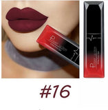 PUDAIER Waterproof Nude Matte Velvet Glossy Lip Gloss Lipstick Lip Balm Sexy Red Lip Tint 21 Colors Women Fashion Makeup Gift