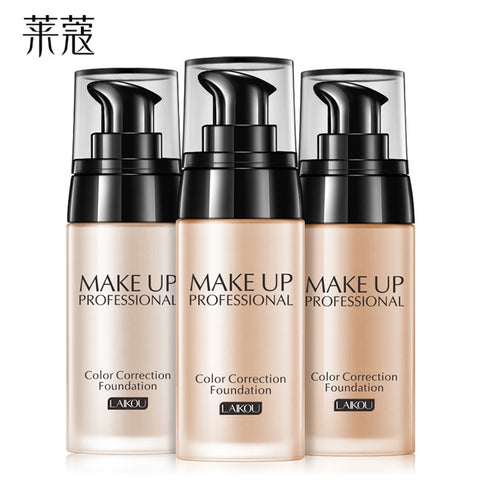 Professional Face Base Foundation Make Up Long Lasting Brighten Matte Mineral Whitening Liquid Base Foundation Makeup Cosmetics