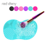 Newest Silicone brush cleaner Cosmetic Make Up Washing Brush Gel Cleaning Mat Foundation Makeup Brush Cleaner Pad Scrubbe Board