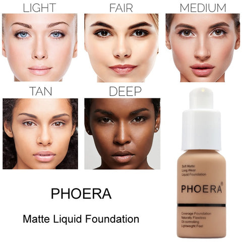 PHOERA Mineral Touch Whitening Concealer Facial Base Cream Brighten Moisturizer Face Liquid Foundation Makeup Primer TSLM1