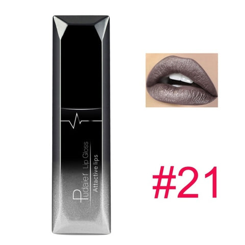 pudaier 21 Colors Matte Liquid Lip Gloss Waterproof 24 Hours Long Lasting Velvet Lipstick Makeup Cosmetics Dropshipping
