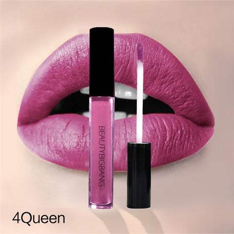 2018 New Fashion Makeup Lipstick Matte Lipstick Brown Nude Chocolate Color Liquid Lipstick Lip Gloss Matte Batom