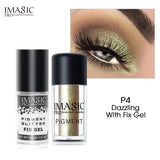 IMAGIC New Arrival Glitter Eyeshadow Metallic Loose Powder Waterproof Shimmer Pigments Colors Eye Shadow Makeup Cosmetics