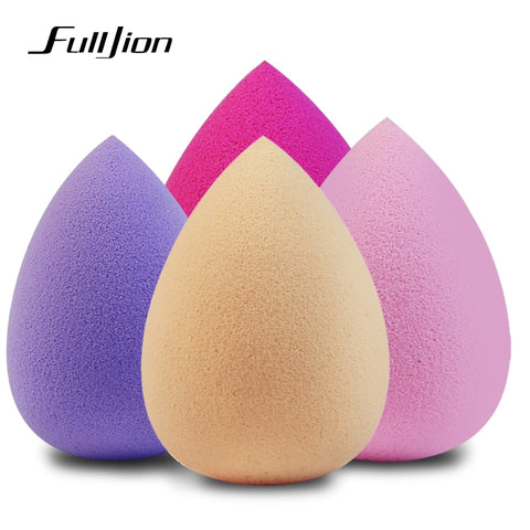 Fulljion 1Pc Soft Water Drop Shape Makeup Cosmetic Puff  Foundation Sponge Powder Smooth Beauty Face Clean Makeup Tool Accessory