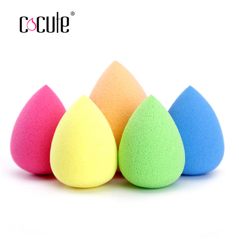 Cocute Beauty Makeup Sponge Cosmetic Puff Smooth Foundation Make Up Sponge Top Quality Face Powder Colored Puff for Gift