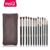 MSQ 12pcs Eyeshadow Makeup Brushes Set pincel maquiagem Pro Rose Gold Eye Shadow Blending Make Up Brushes Soft Synthetic Hair