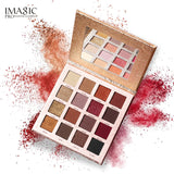 IMAGIC New Arrival Charming Eyeshadow 16 Color Palette Make up Palette Matte Shimmer  Pigmented Eye Shadow Powder