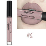 Matte Lipstick Fashion Makeup Long-Lasting Liquid Lip Makeup Lipstick Easy To Wear Nude Red Lip Gloss Cosmetic