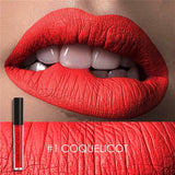 FOCALLURE Matte Velvet Lipstick Waterproof Moisturizer Smooth Lip Stick Long-lasting Lip Tint Cosmetic Beauty Makeup