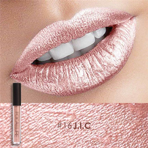 FOCALLURE Matte Velvet Lipstick Waterproof Moisturizer Smooth Lip Stick Long-lasting Lip Tint Cosmetic Beauty Makeup